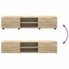 vidaXL Tv-meubelset met lade met plank Sonoma Eiken Bewerkt hout