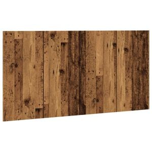 vidaXL Hoofdeinde 160x1,5x80 cm bewerkt hout oud houtkleurig