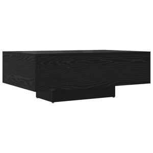 vidaXL Salontafel Zwart Eiken 85 x 55 x 31 cm