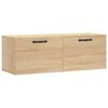 vidaXL Wandkast 100x36,5x35 cm bewerkt hout sonoma eikenkleurig