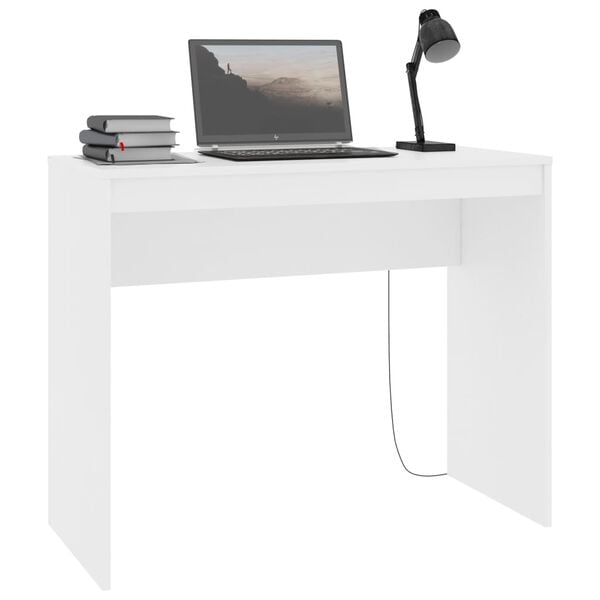 vidaXL Bureau 90x40x72 cm bewerkt hout wit