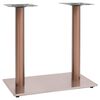 vidaXL Bistrotafelpoot 70x40x72 cm roestvrij staal messingkleurig
