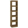 vidaXL Boekenkast / kamerscherm 40x30x167,5 cm grenenhout honingbruin