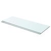 vidaXL Schappen 2 st 70x25 cm glas transparant