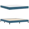 vidaXL Boxspringbed met matras Donkerblauw 180 x 200 cm Stof