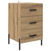 vidaXL Nachtkastje Artisan Eiken 40 x 40 x 66 cm Bewerkt hout