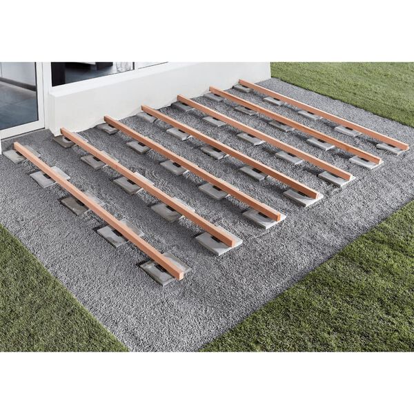 wolfcraft Steunpads voor leggen van terras 20 st 6987000