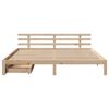 vidaXL Bedframe met lades massief grenenhout 180x200 cm
