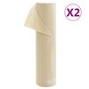 vidaXL Vliesdoek voor planten 2 rollen 70 g/m&sup2; 50x1,6 m