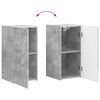 vidaXL TV-kast 8 pcs Beton Grijs