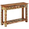 vidaXL Wandtafel 110x30x76 cm massief gerecycled hout