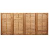 vidaXL TuinEetset 7 pcs Massief Teak Hout