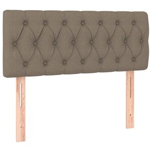 vidaXL Hoofdbord 90x7x78/88 cm stof taupe