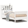 vidaXL Bed met boekenkast zonder matras grenenhout wit 90x190 cm
