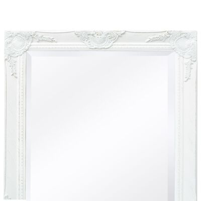vidaXL Wandspiegel Barok 120 x 60 cm wit