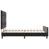 vidaXL Boxspringbed met hoofdeinde Zwart 140 x 200 cm Fluweel