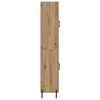 vidaXL Highboard Artisan Eiken 69,5 x 34 x 180 cm Bewerkt hout