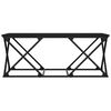 vidaXL Salontafel 100x49x40 cm bewerkt hout zwart
