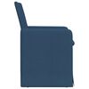 vidaXL Eettafelstoelen 2 pcs Blauw 57 x 67 x 95 cm Stof