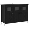 vidaXL Dressoir Zwart eiken 100 x 35 x 70 cm Bewerkt hout