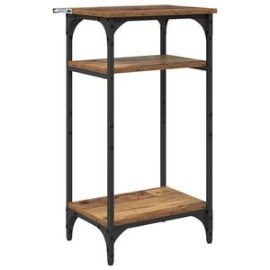 vidaXL Bijzettafel Oud Hout 40 x 30 x 75 cm Bewerkt hout