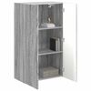 vidaXL TV-wandkast Grijs Sonoma 59,5 x 31 x 100 cm Bewerkt hout