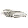 vidaXL Bedframe Wit 100 x 220 cm Massief grenenhout