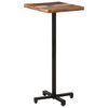 vidaXL Bistrotafel vierkant 50x50x110 cm massief gerecycled hout