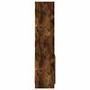 vidaXL Hoge kast 92x33x140 cm bewerkt hout gerookt eikenkleurig