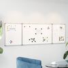 vidaXL Whiteboard magnetisch inklapbaar 160x60x1,7 cm aluminium
