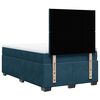 vidaXL Boxspring met matras fluweel blauw 120x190 cm