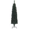 vidaXL Kunstkerstboom met standaard smal 150 cm glasvezel