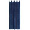 vidaXL Verduisterende gordijnen 2 pcs Donkerblauw 140 x 225 cm Fluweel