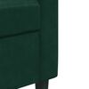 vidaXL Tweezitsbank 140 cm fluweel donkergroen