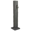 vidaXL Tuin Tanker Antraciet 26 x 26 x 98 cm PE