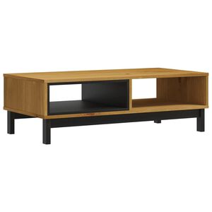 vidaXL Salontafel FLAM 100x50x32,5 cm massief grenenhout