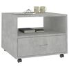 vidaXL Salontafel 55x55x40 cm bewerkt hout betongrijs