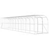 vidaXL Kippenhok Tegen de Muur zilver 600 x 150 x 215 cm