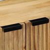 vidaXL 3-delige Dressoirs 60x33x75 cm massief mangohout bruin