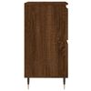 vidaXL Dressoir 60x35x70 cm bewerkt hout bruin eikenkleur