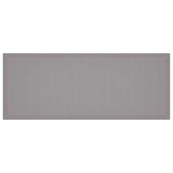 vidaXL Tuin Eetset 9 pcs Lichtgrijs Polt riet