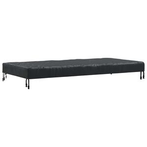 vidaXL Tafel Dek 82 x 182 x 15 cm Stof Rechthoekig Waterdicht Zwart