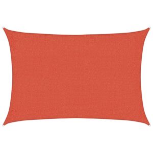 vidaXL Zonnezeil 160 g/m&sup2; 2x2,5 m HDPE terracottakleurig