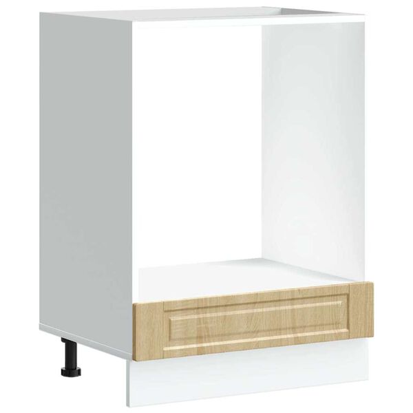 vidaXL Ovenkast "Porto" bewerkt hout sonoma eikenkleurig