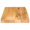 vidaXL Tafelblad met natuurlijke rand 60x30x2,5 cm massief mangohout