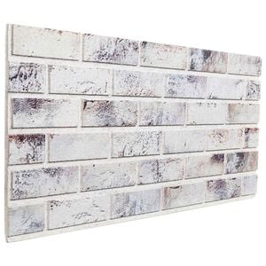vidaXL Wandpanelen 10 st 100 x 50 cm Lichtgrijs en zwart EPS-schuim