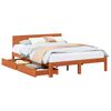 vidaXL Bedframe met hoofdeinde 3 pcs Wasbruin Massief Vurenhout