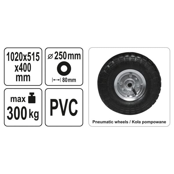 FLO Tuinwagen 200 L 300 kg