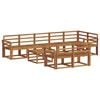 vidaXL Buiten bankenset 9 pcs Naturel Massief Acaciahout