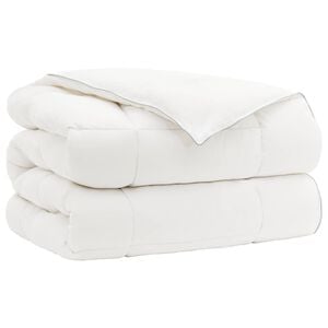 vidaXL Dekbed 240x260 cm Winter 450 GSM Australisch Wol Wit
